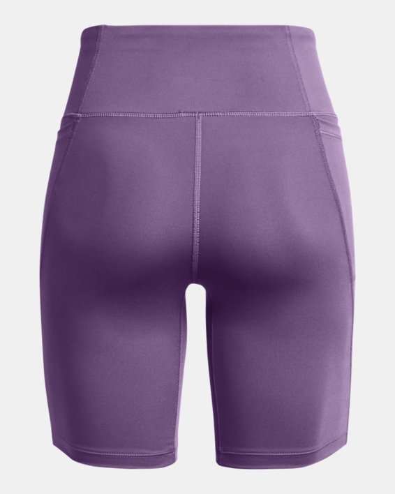 กางเกงขาสั้น UA Movement Bike สำหรับผู้หญิง in Purple image number 5